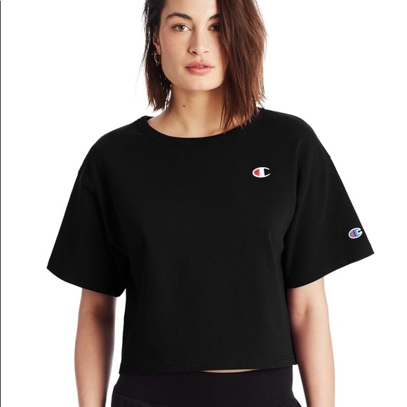 Champion Heritage cropped tee, C logo - Picture 7 of 8